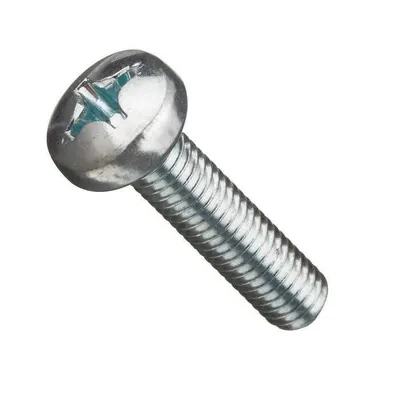 M6x20 YSB Galvaniz(Beyaz) Vida - 10 Adet