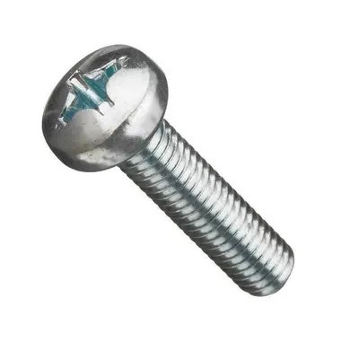 M6x8 YSB Galvaniz(Beyaz) Vida - 10 Adet