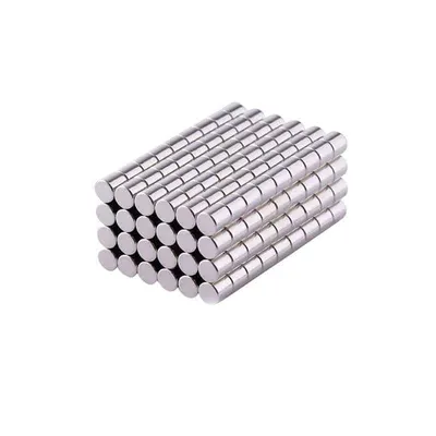 Neodyum Güçlü Mıknatıs 4x4mm - 1 Adet