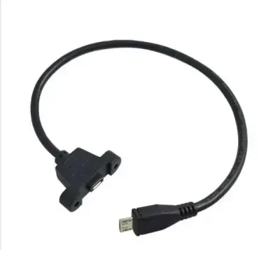 Panel Montajlı Micro USB Uzatma Kablosu