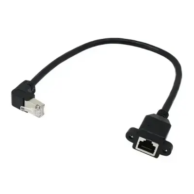 Panel Montajlı RJ45 Ethernet Uzatma Kablosu 30cm - UP