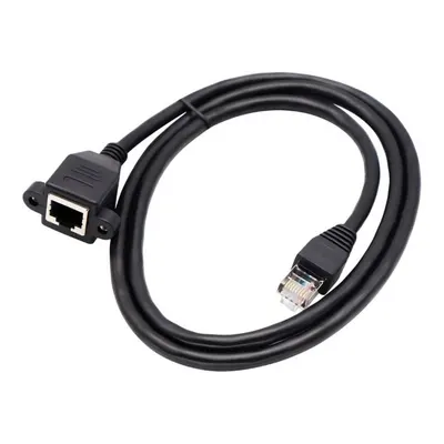 Panel Montajlı RJ45 Ethernet Uzatma Kablosu - 1 Metre