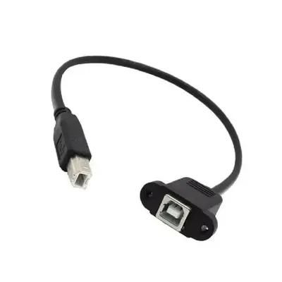 Panel Montajlı USB B Uzatma Kablosu