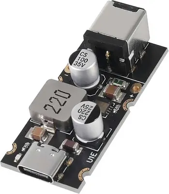 PD65W Type-C USB Qc3.0 5V 9V 12V 20V Hızlı Şarj Modülü – 2.1x5.5 Jack
