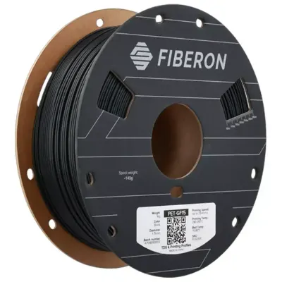 Polymaker Fiberon PET-GF15 Filament Siyah