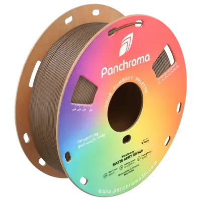 Polymaker Panchroma Matte PLA Filament Askeri Kahverengi