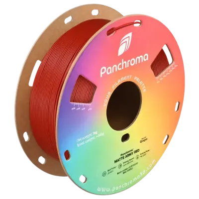 Polymaker Panchroma Matte PLA Filament Askeri Kırmızı