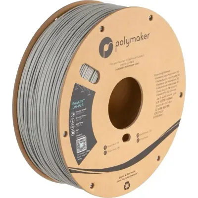 Polymaker PolyLite LW-PLA Filament Gri