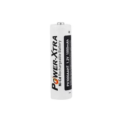Power-Xtra 1.2V Ni-Cd AA 1000mAh Şarjlı Kalem Pil - Başlı