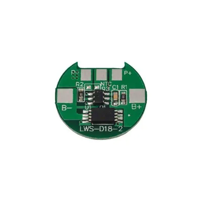 Power-Xtra - 1S - 3.2V 3A LiFePO4 BMS Devre - Yuvarlak - 18650