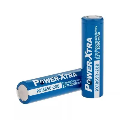 Power-Xtra 3.7V Li-ion 18650 2000 mAh Şarjlı Pil