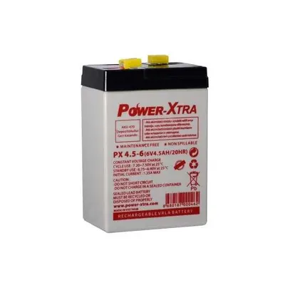 Power-Xtra PX4.5-6 6V 4.5Ah Bakımsız Kuru Akü