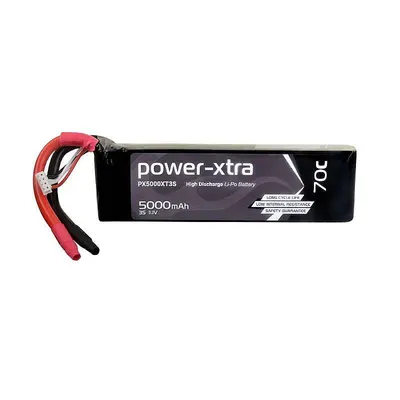 Power-Xtra PX5000XT3S - 3S1P - 11.1V 5000 mAh Li-Polymer Pil -70C