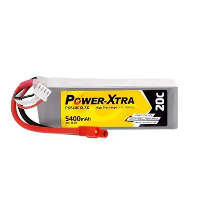 Power-Xtra PX5400XL3S 3S2P 11.1V 5400 mAh Li-Po Pil - 20C