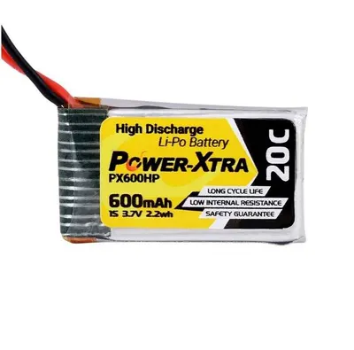 Power-Xtra PX600HP 1S 3.7V 600 mAh(20C) Li-Po Pil