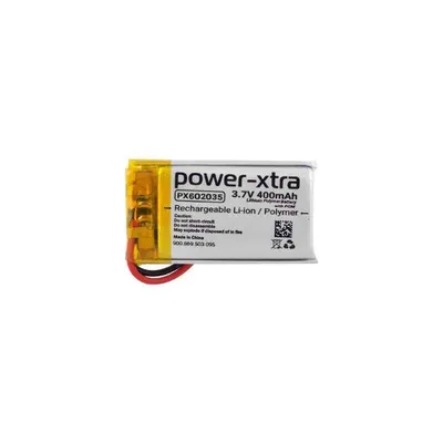 Power-Xtra PX602035 - 3.7V 400 mAh Li-Polymer Pil - Devreli