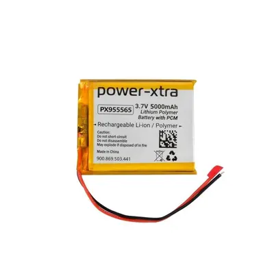 Power-Xtra PX955565 - 3.7V 5000 mAh Li-Polymer Pil - Devreli