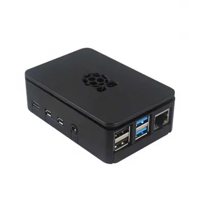 Raspberry Pi 4 Siyah Muhafaza Kutusu
