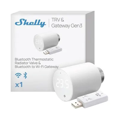 Shelly BLU TRV Akıllı Termostatik Radyatör Vanası