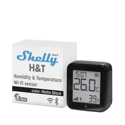 Shelly H&T Gen3 WiFi Sıcaklık ve Nem Sensörü
