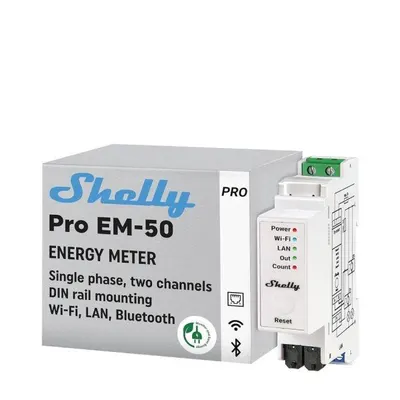 Shelly Pro 3EM 120A 3 Faz Enerji Ölçer