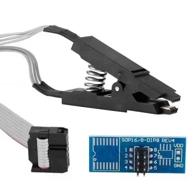 SOP16/8 DIP8 SOIC8 Test Klipsi EEPROM 93CXX-25CXX-24CXX