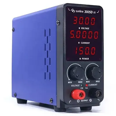 Sunline 3005D-III Ayarlanabilir 30V 5A DC Güç Kaynağı