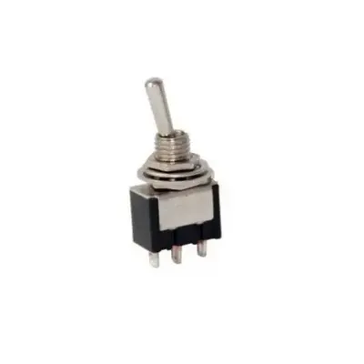 Toggle Switch ON-OFF Ø6mm MTS-102-Siyah