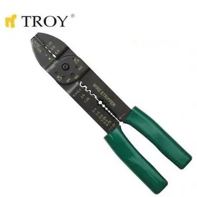 TROY 24006 Kablo Sıyırma-Pabuç Sıkma (225mm)