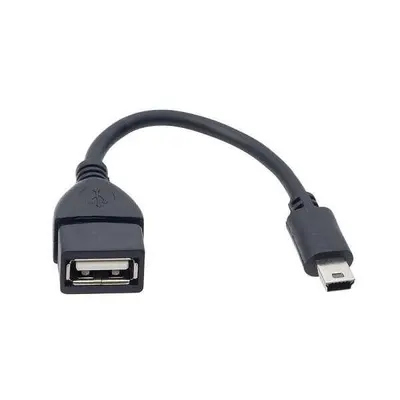 USB Dişi - Mini USB Data Kablosu - 15cm