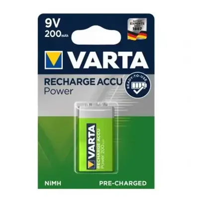 Varta Şarj Edilebilir Pil 9V 200mAh-56722