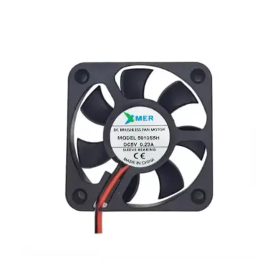 XMER 5V DC 2 Kablo Fan 50x50x10mm