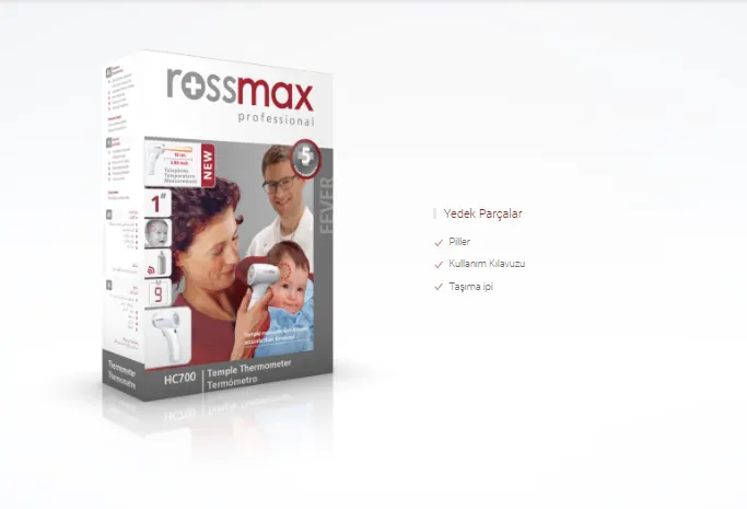 Rossmax hc700 temassız termometre ateş ölçer