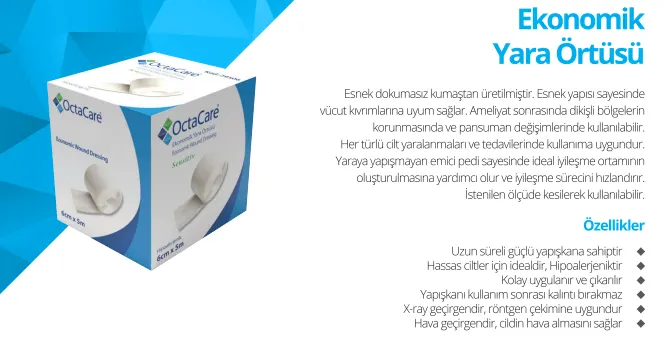Ekonomik yara örtüsü 6cmx5m