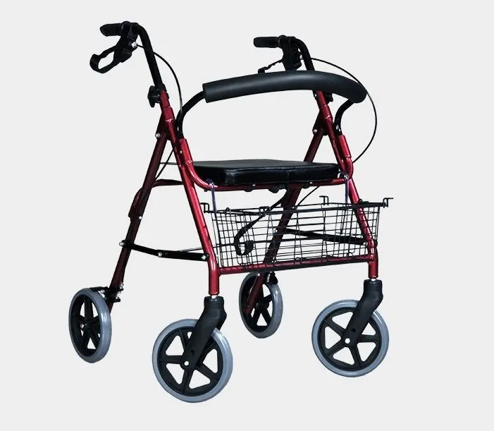 Leo 347r oturmalı rollator ayak pedalli