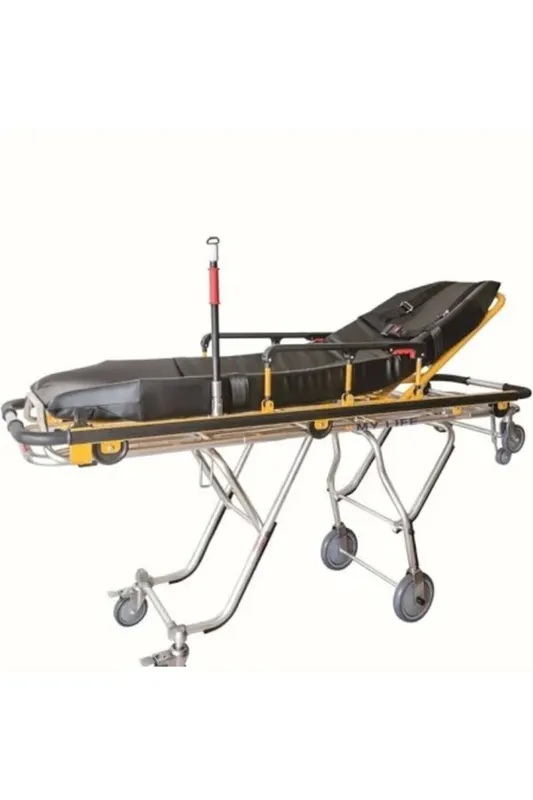 Comfort Plus Full Ambulans Sedye Siyah - Taşınabilir ve Ergonomik