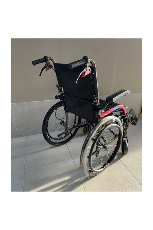 Comfort Plus Jet Black Tekerlekli Sandalye, Alüminyum