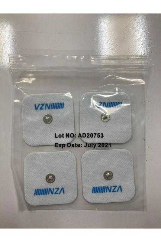 VZN Çıtçıtlı Tens Pedi - Ergonomik ve Kolay Kullanım