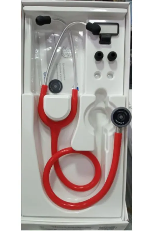 Yenidoğan steteskop 4230 pediatrik kırmızı stetoskop ped.