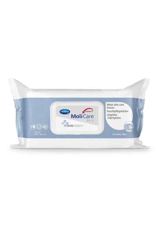 Molicare skin moist tissues cilt bakım mendili 50 li