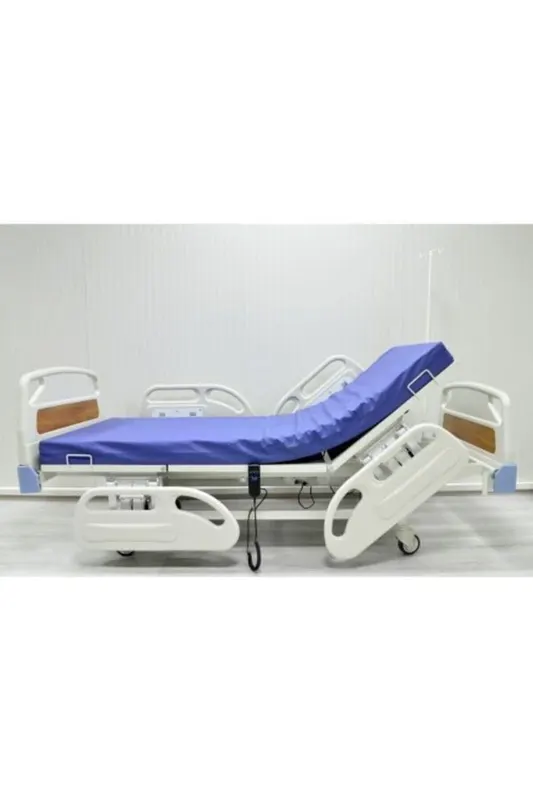Hasta karyolası 2 motorlu full abs yatak dahil hastane tipi karyola