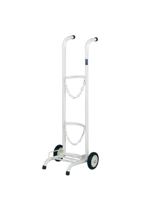 MEDİKALCİM 10 Litre Tüp Taşıma Arabası, Dayanıklı ve Ergonomik