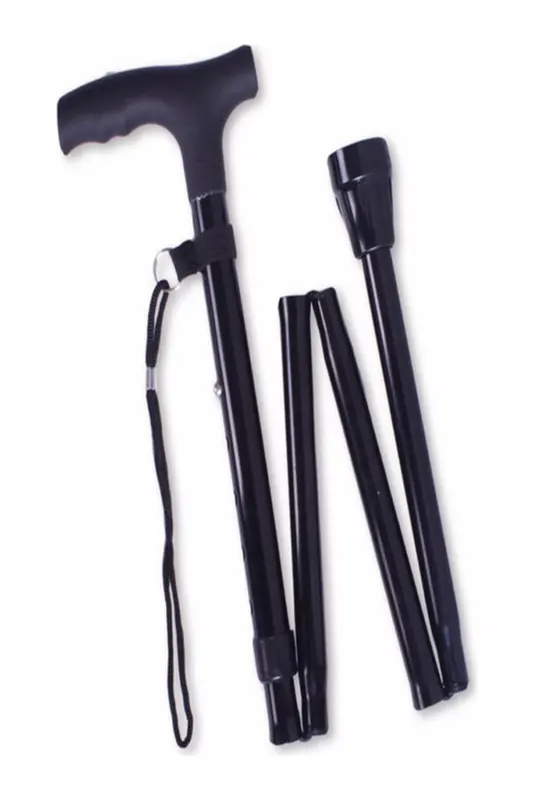 Ithal katlanır ve ayarlanabilir baston-bronz