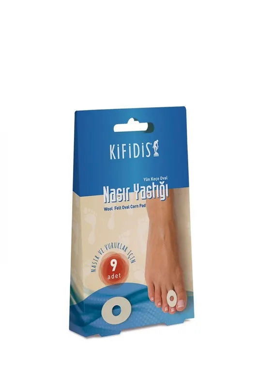Yün keçe oval nasır yastığı 9 adet – Kifidis
