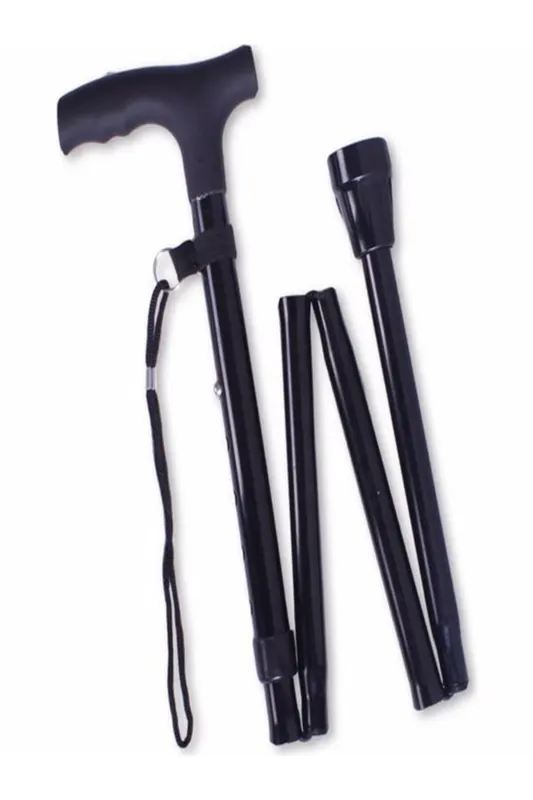 Medikalcim Katlanır Ayarlanabilir Baston - Ergonomik Destek