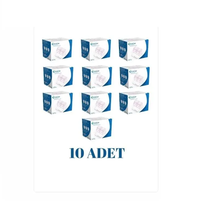 Octamed esnek tıbbi plaster 10mx10cm 10 adet