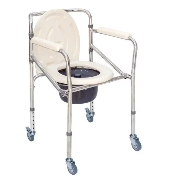 Comfort Plus Katlanabilir Tekerlekli Sandalye - Klozetli