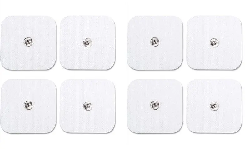 Pakette 8 adet compex performance 5 x 5 cm çıtçıtlı elektrot