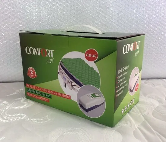 Baklava tipi havalı yatak – yeşil şilteli | Comfort Plus