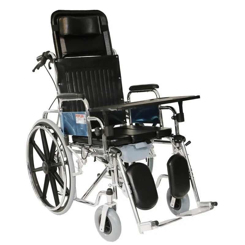 Poylin p615 banyo tuvalet tekerlekli sandalye